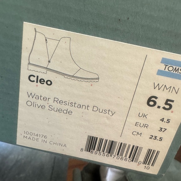 New never worn TOMS Cleo boots - Picture 6 of 6